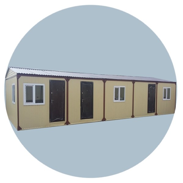 Модульный мобильный офис из 5 модулей 6000х15000 мм