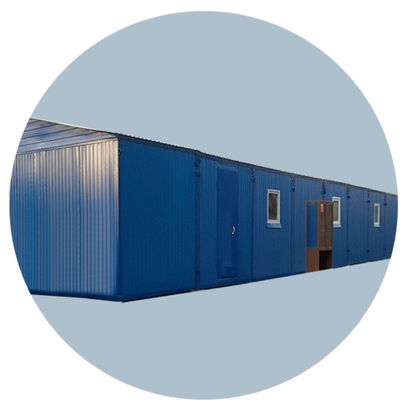 Модульное здание производственный цех 24000х6000 мм