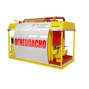 Контейнеры для хранения топлива КХТ-10х1.2.2 закрытый бак, открытый техотсек 10 м3